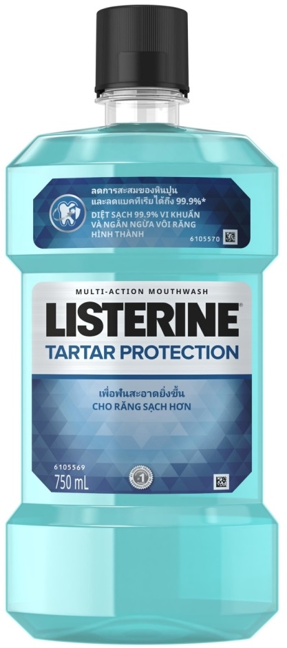 LISTERINE MOUTHWASH TARTAR PROTECTION 750ML